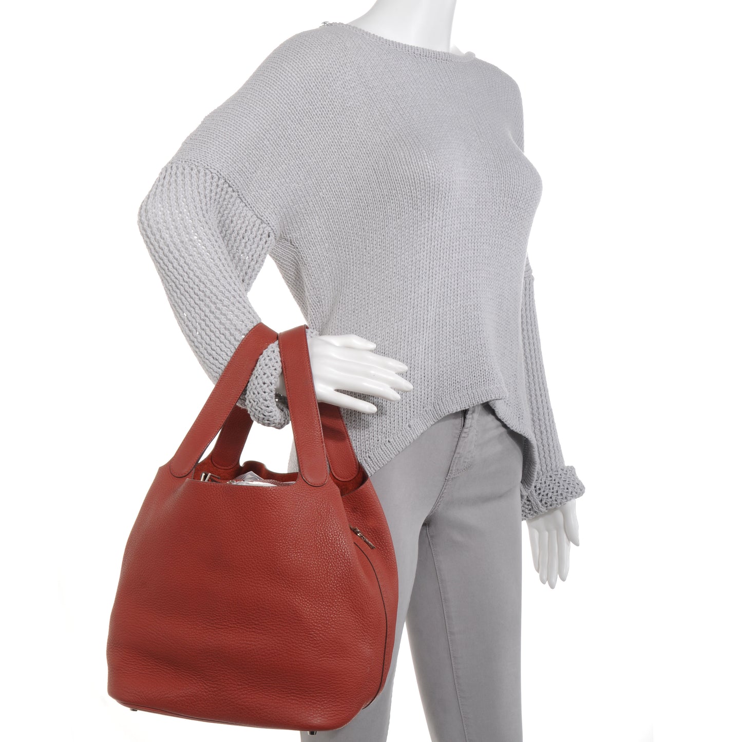Taurillon Clemence Picotin Lock TGM Rouge Garance