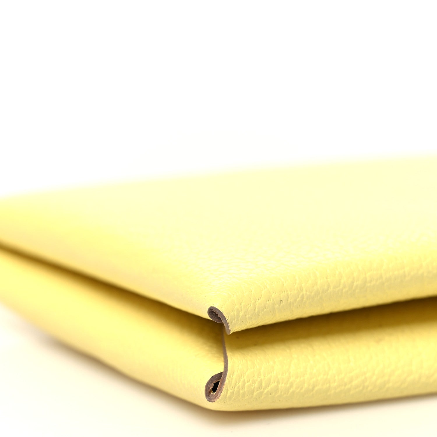 Hermes Chevre Mysore Calvi Card Case Limoncello 11 of 13