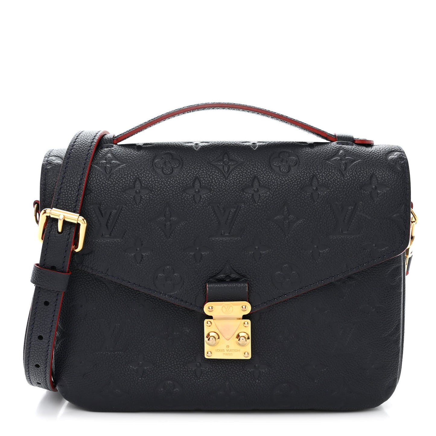 LOUIS VUITTON Empreinte Pochette Metis Marine Rouge