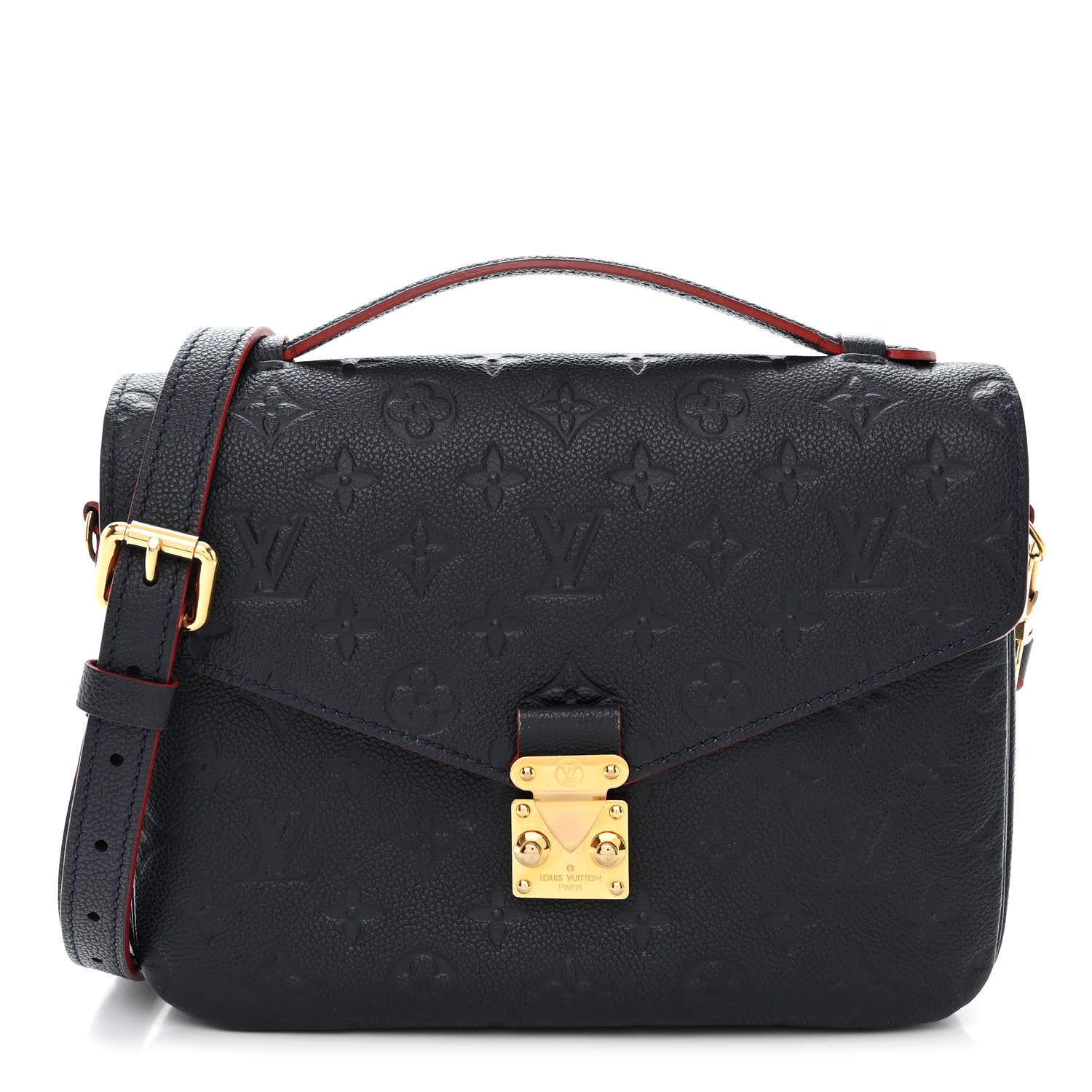 Louis Vuitton LOUIS VUITTON Empreinte Pochette Metis Marine Rouge 1 of 13