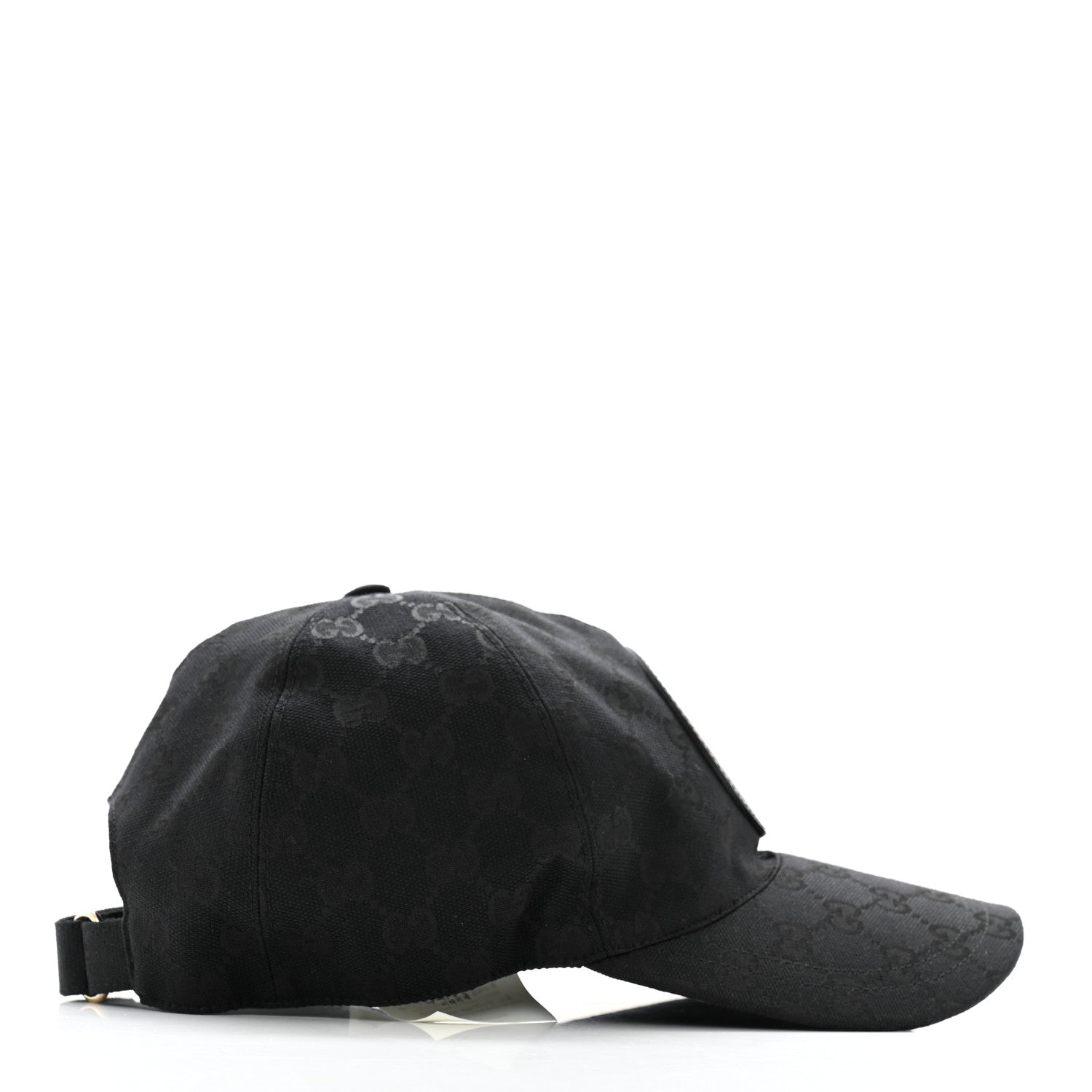 Gucci Monogram Textured Dollar Calfskin Zeno Baseball Hat M Black 5 of 11