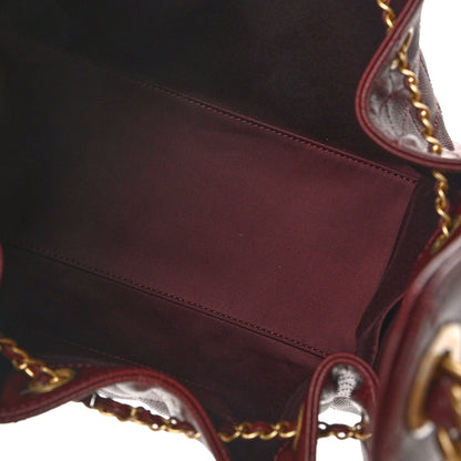Chanel Caviar Quilted Small Chanel 25 Handbag Burgundy 5 of 10