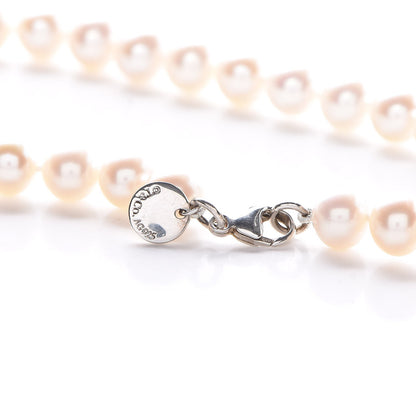 Tiffany Sterling Silver Freshwater Cultured Pearl 9-10mm Ziegfeld Necklace 5 of 5