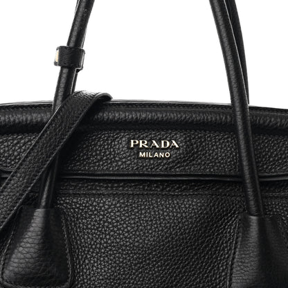 Prada Vitello Daino Tote Black 8 of 12