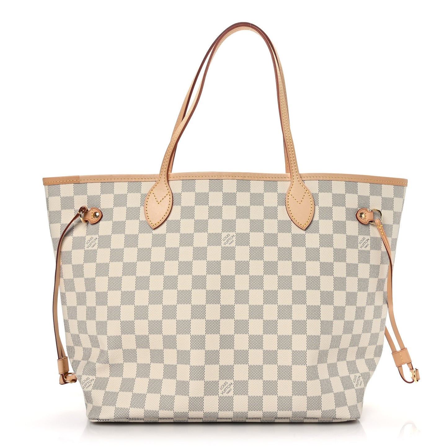 Damier Azur Neo Neverfull MM Rose Ballerine