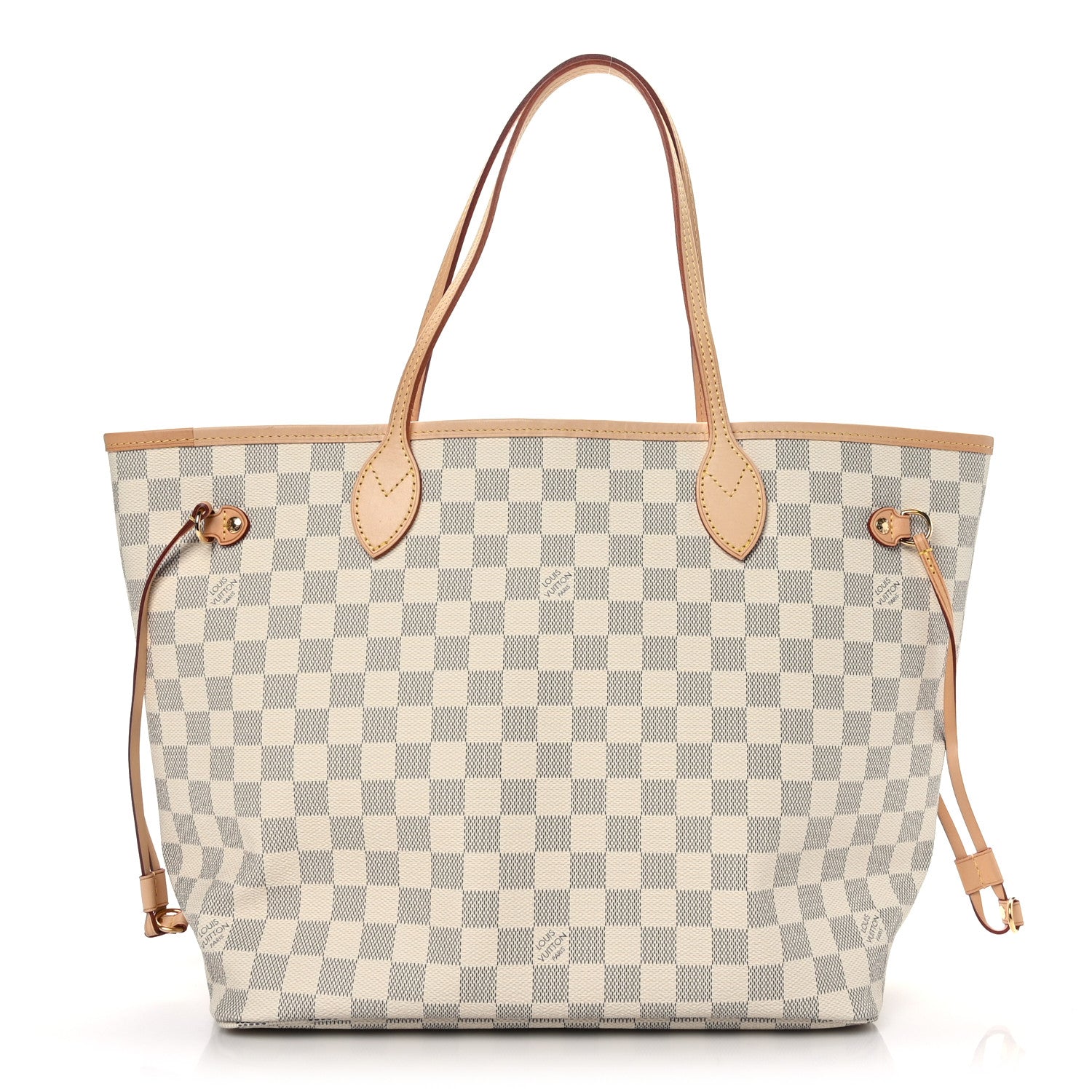 Louis Vuitton Damier Azur Neo Neverfull MM Rose Ballerine 2 of 9