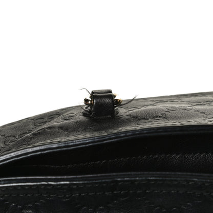 Gucci Guccissima Medium Bree Zippered Tote Black 13 of 14