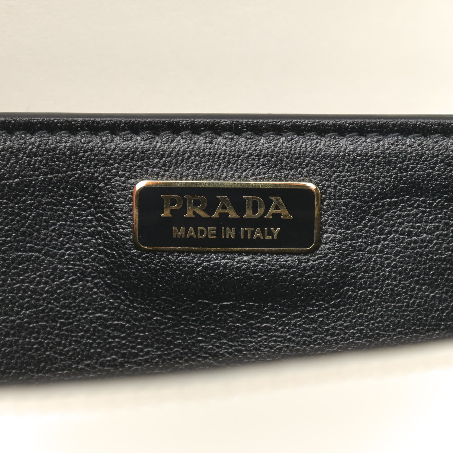 Prada City Calf Saffiano Cahier Bag Talco Black 5 of 9