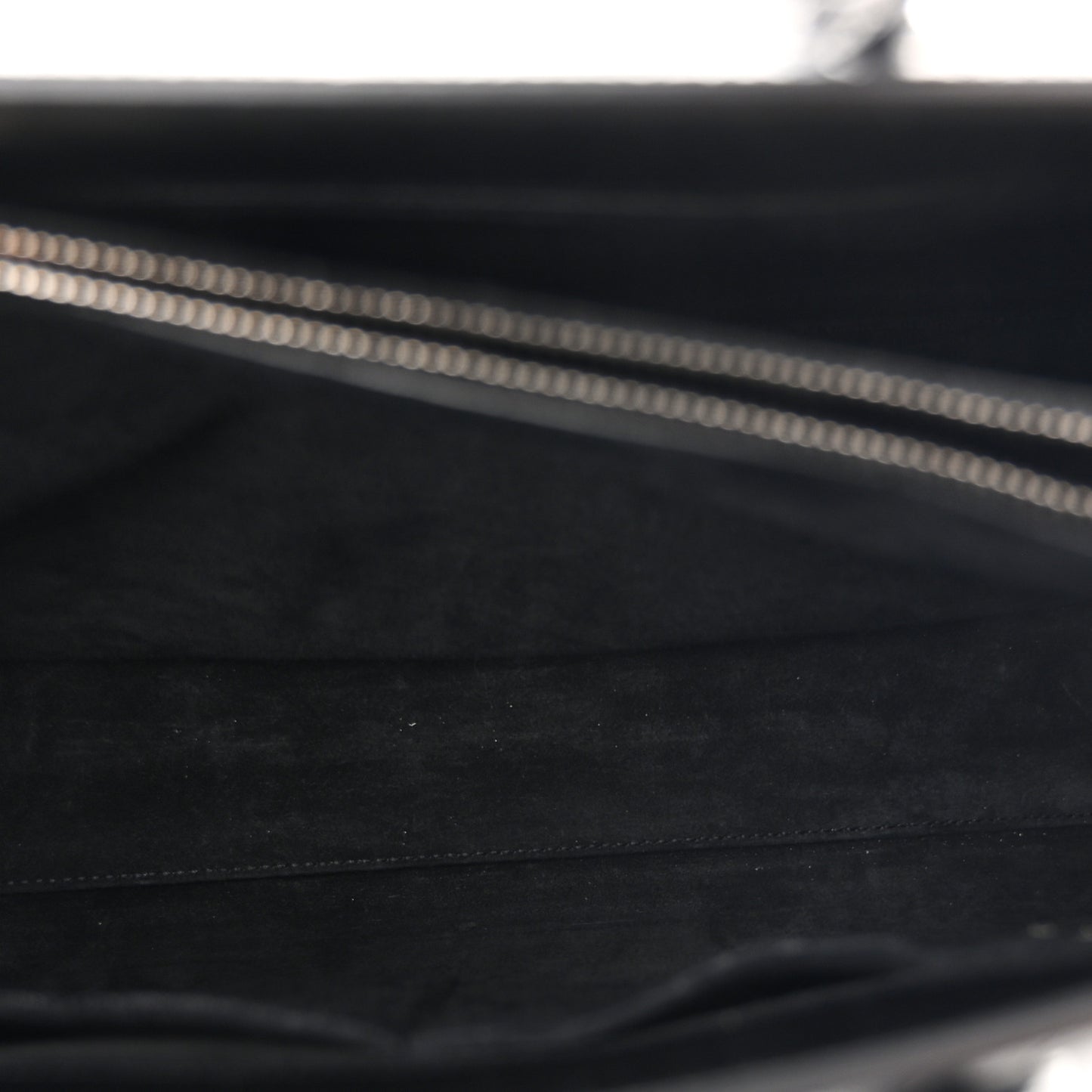 Calfskin Crocodile Embossed Small Sac de Jour Black
