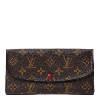 Louis Vuitton Monogram Emilie Wallet Fuchsia 1 of 6
