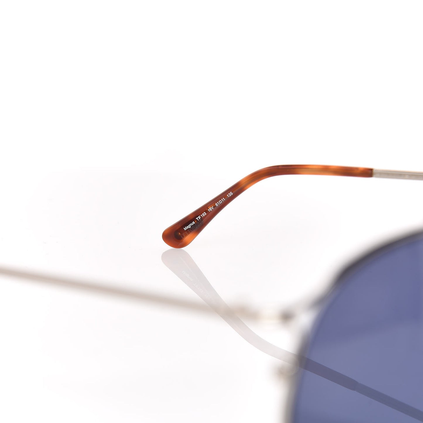 Magnus Aviator Sunglasses TF193 Silver Havana