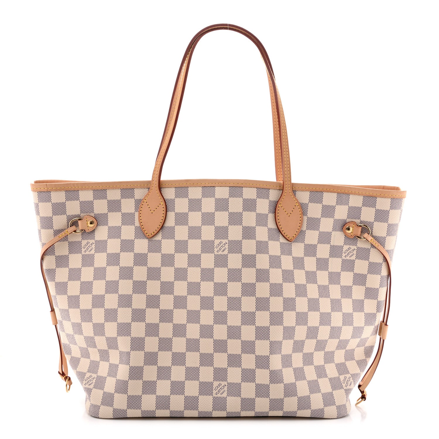 Louis Vuitton Damier Azur Neo Neverfull MM Rose Ballerine 1 of 12