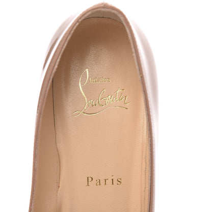 Christian Louboutin Patent Kabetts 100 Pumps 37.5 Nude 7 of 8