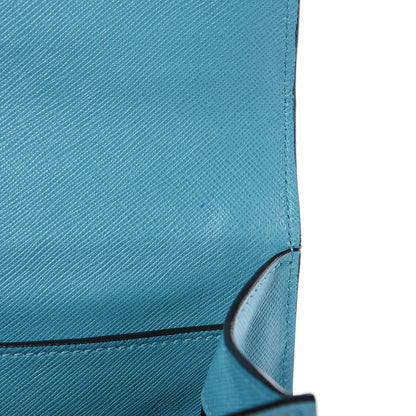 Prada Saffiano Lock Crossbody Turchese 9 of 12