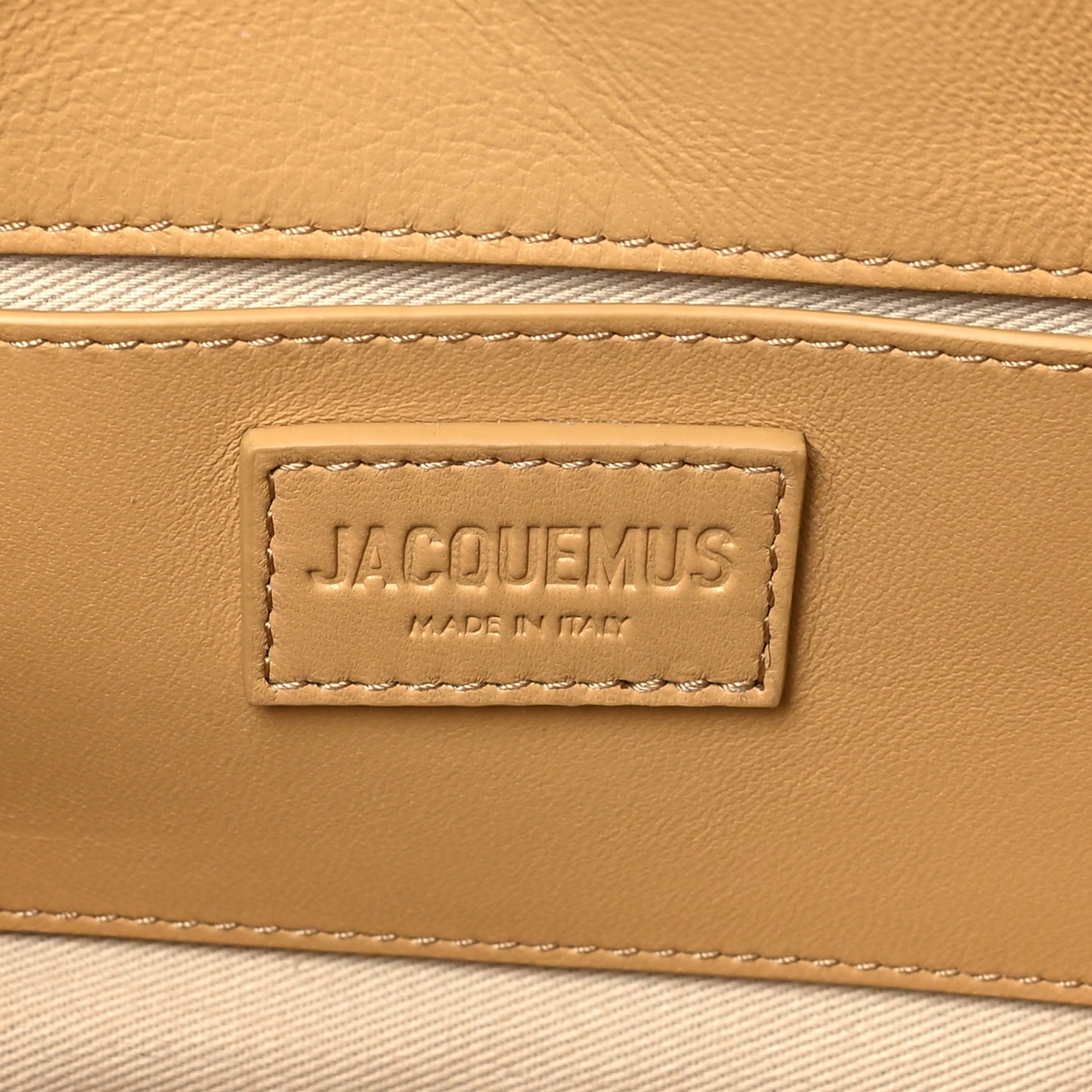 Padded Lambskin Le Bambimou Camel