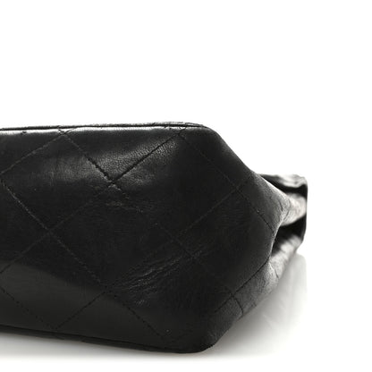 Chanel Lambskin Quilted XL Jumbo Single Flap Black 10 of 10