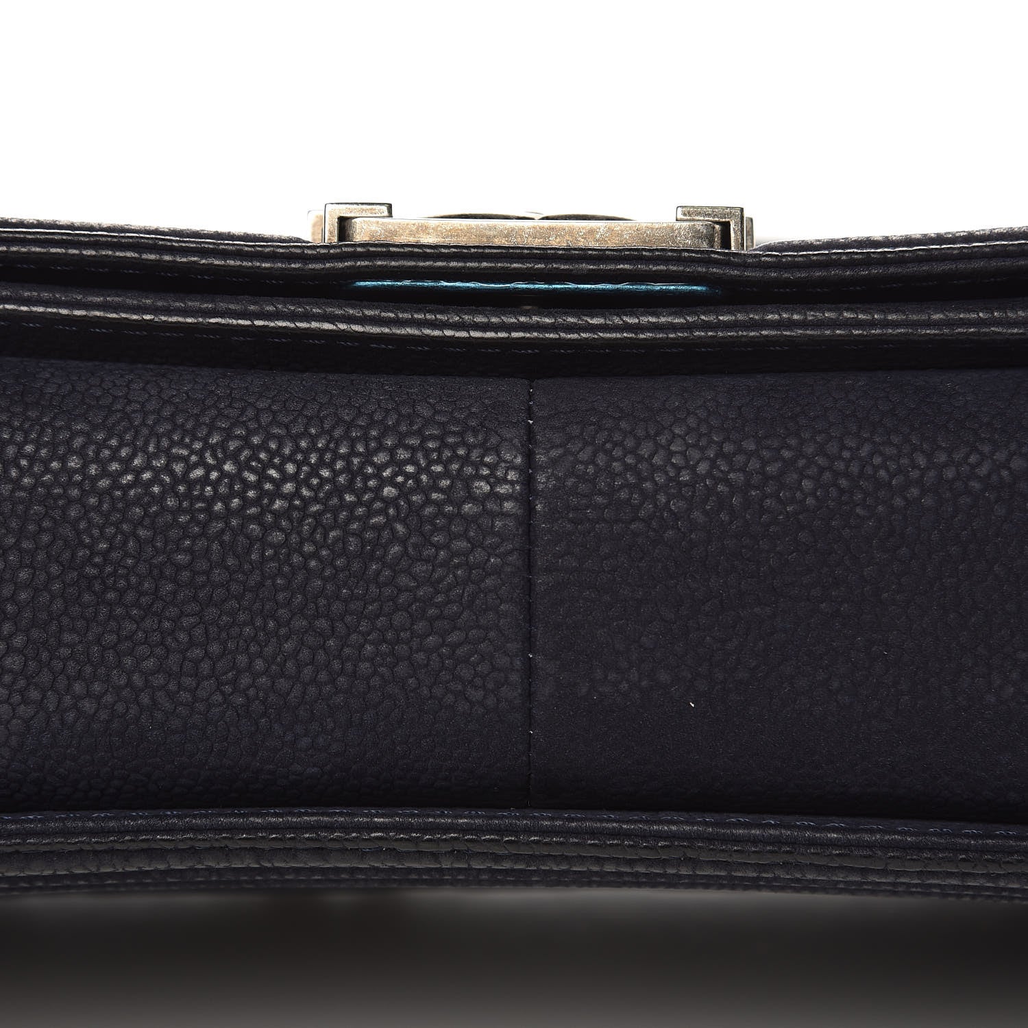 Chanel Iridescent Caviar Quilted Medium Boy Flap Navy 9 of 17