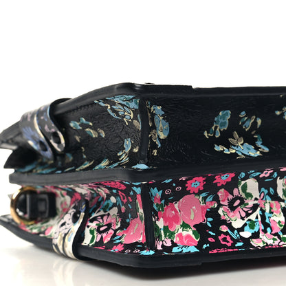 Louis Vuitton Calfskin Liberty Rose Trunk Clutch Black 9 of 10