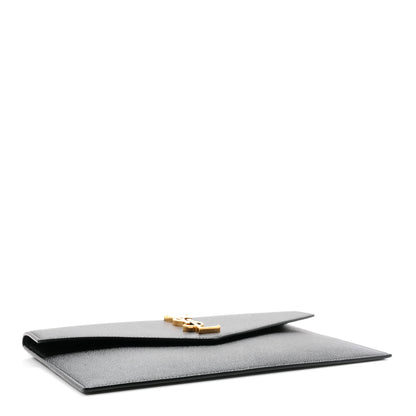 Saint Laurent Grain De Poudre Uptown Pouch Black 4 of 6