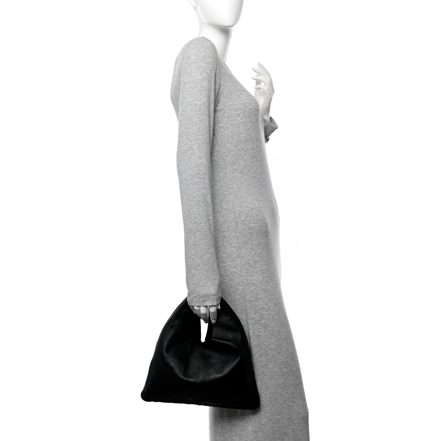 Calfskin Small Bindle Bag Black