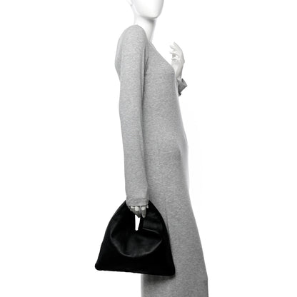 The Row Calfskin Small Bindle Bag Black 2 of 9