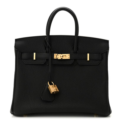 Hermes Togo Birkin 25 Black 1 of 11
