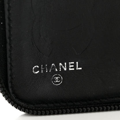 Chanel Calfskin Cambon Zip Around Organizer Wallet Black 6 of 8