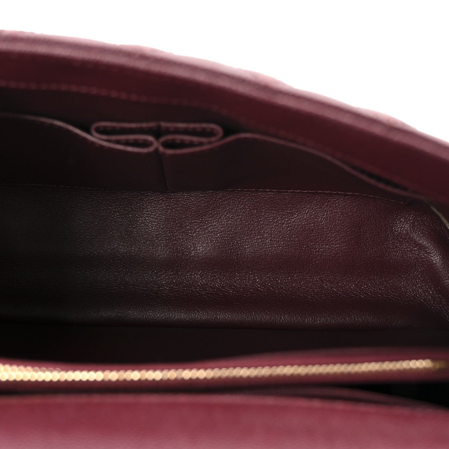 Chanel Caviar Lizard Quilted Small Coco Handle Flap Burgundy 5 of 10