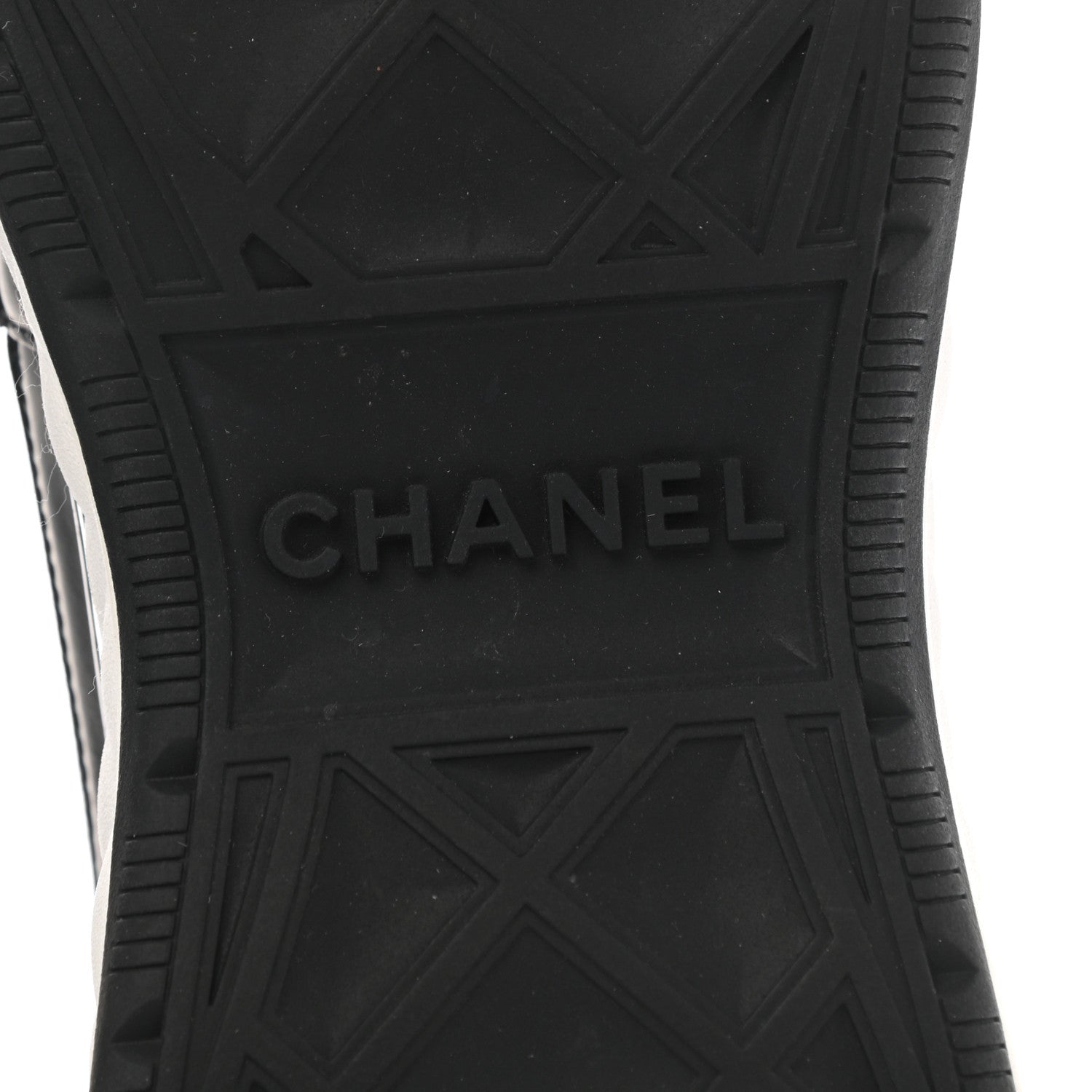 Chanel Velvet Calfskin Mixed Fibers CC Sneakers 39.5 Black 6 of 10