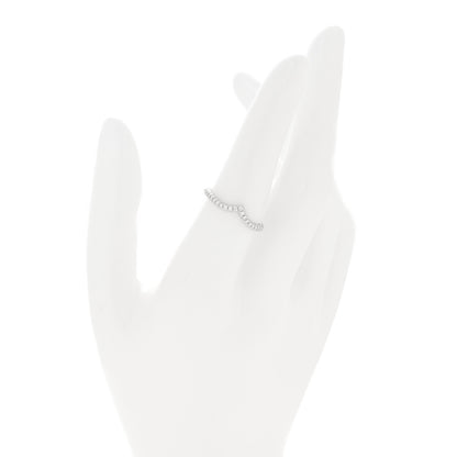 Tiffany Platinum Diamond Soleste V Band Ring 54 7 2 of 4