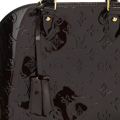 Louis Vuitton Vernis Alma PM Amarante 8 of 11