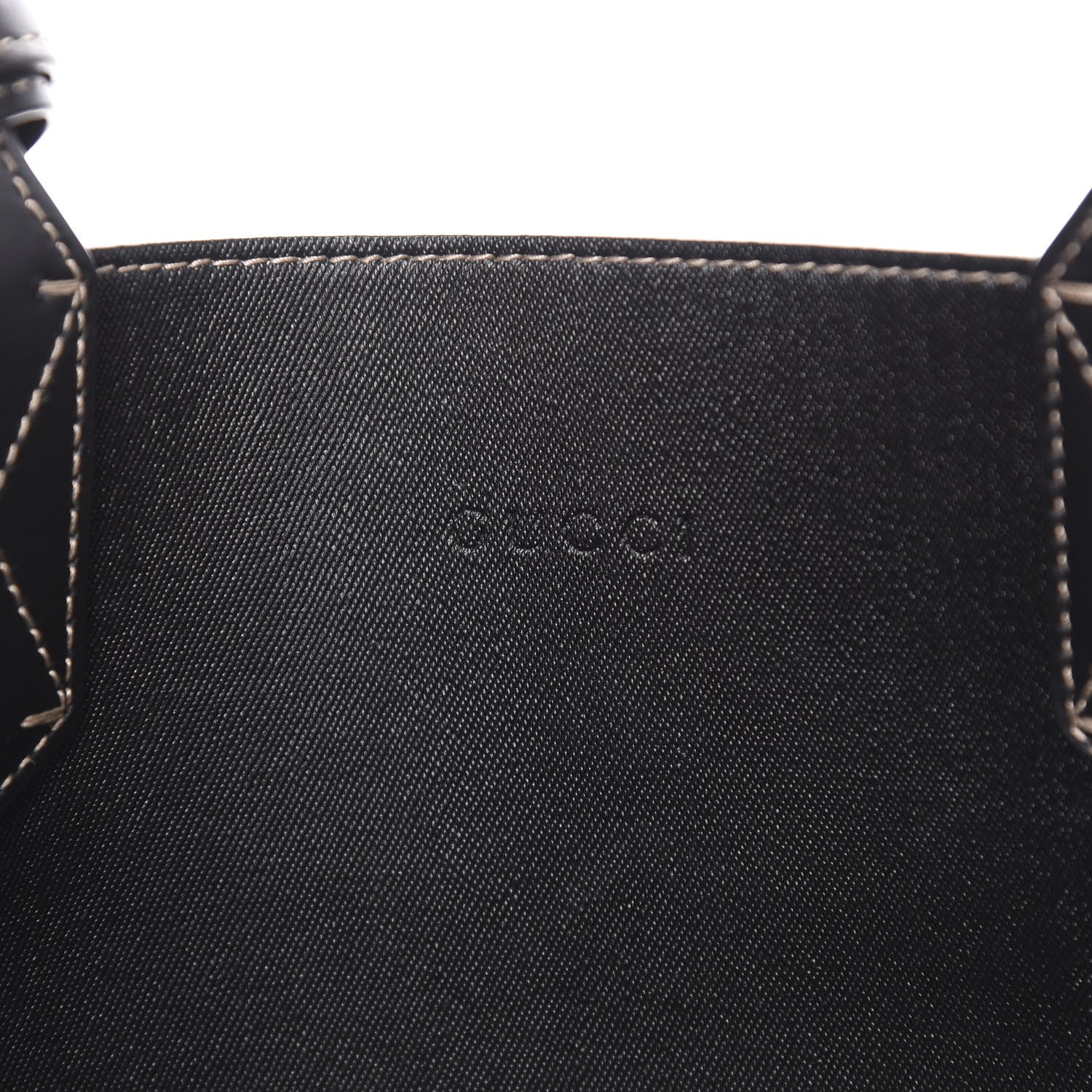 Gucci GG Supreme Monogram Small Reversible Tote Beige Black 9 of 18