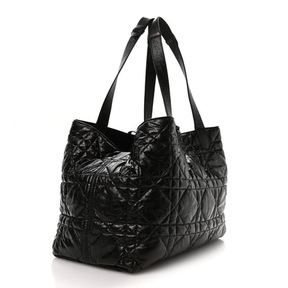 Christian Dior Crinkled Calfskin Macrocannage Large Toujours Black 3 of 10