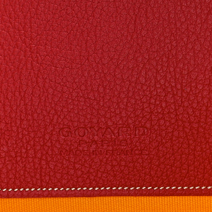 Goyard Goyardine Senat Pochette MM Red 6 of 9