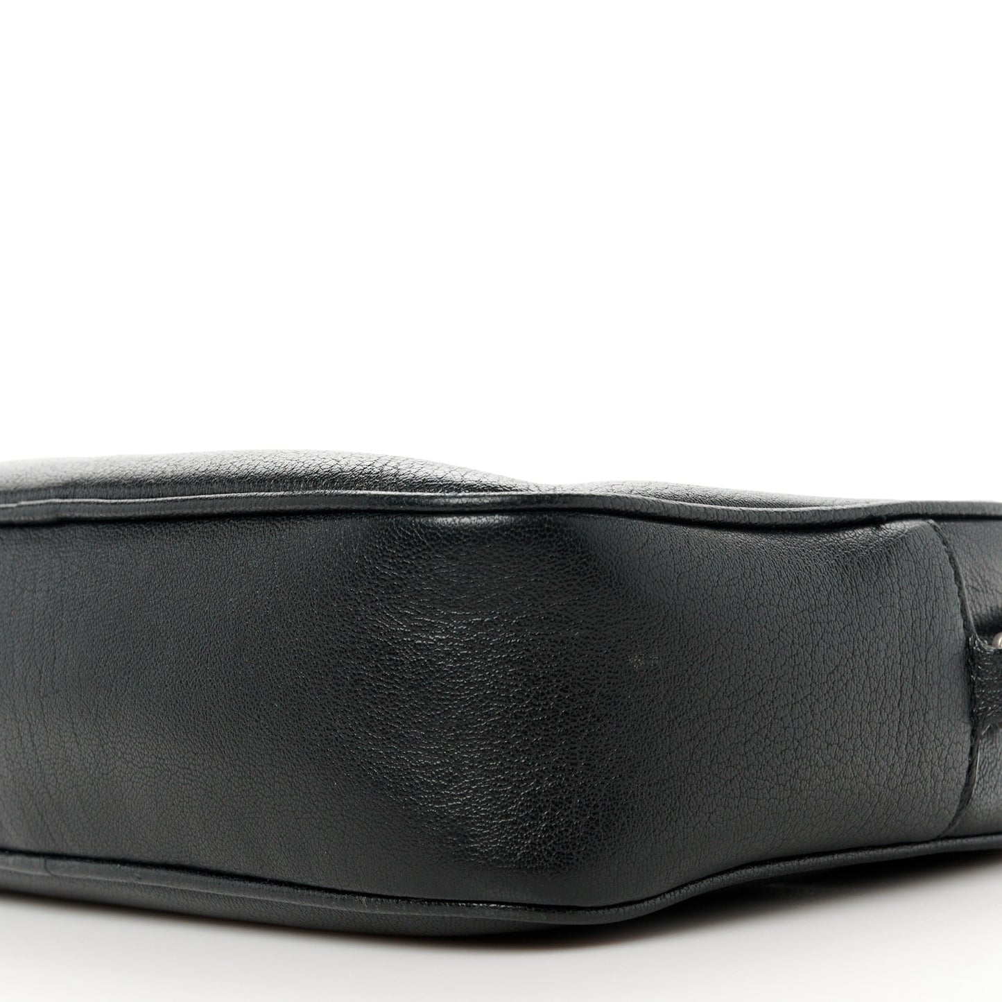 Lambskin Monogram Small Lou Camera Bag Black