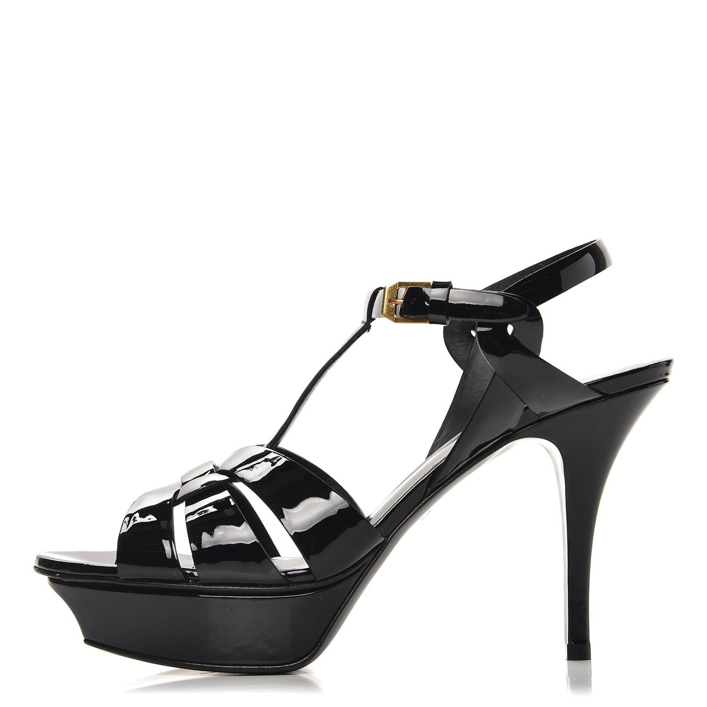 Patent Tribute 75 Platform Sandals 39.5 Black