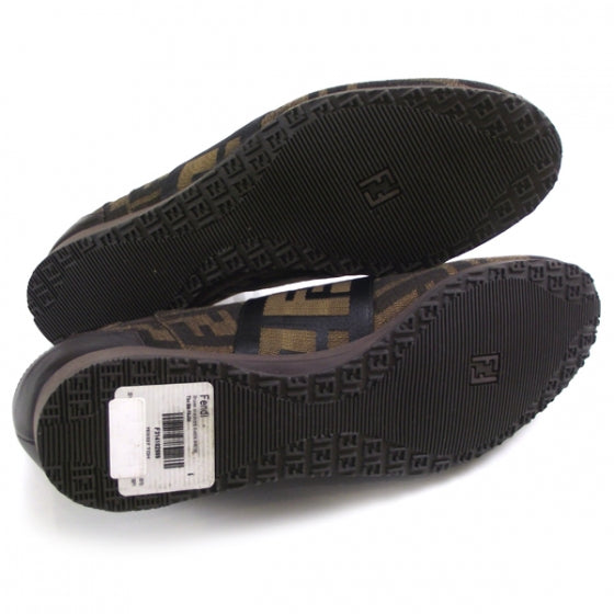 Fendi Jacquard Vitello Zucca Sportive Sneakers 6 Tobacco 5 of 8