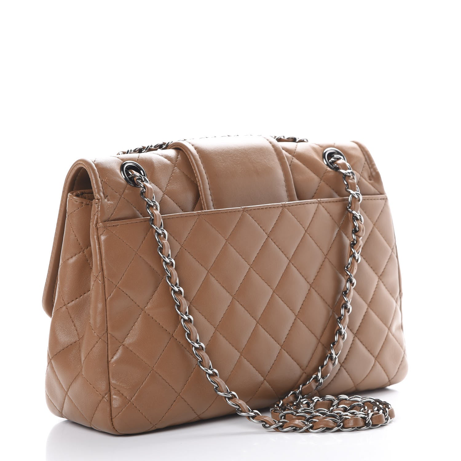 Chanel Lambskin Quilted Elementary Chic Flap Brown 2 of 12