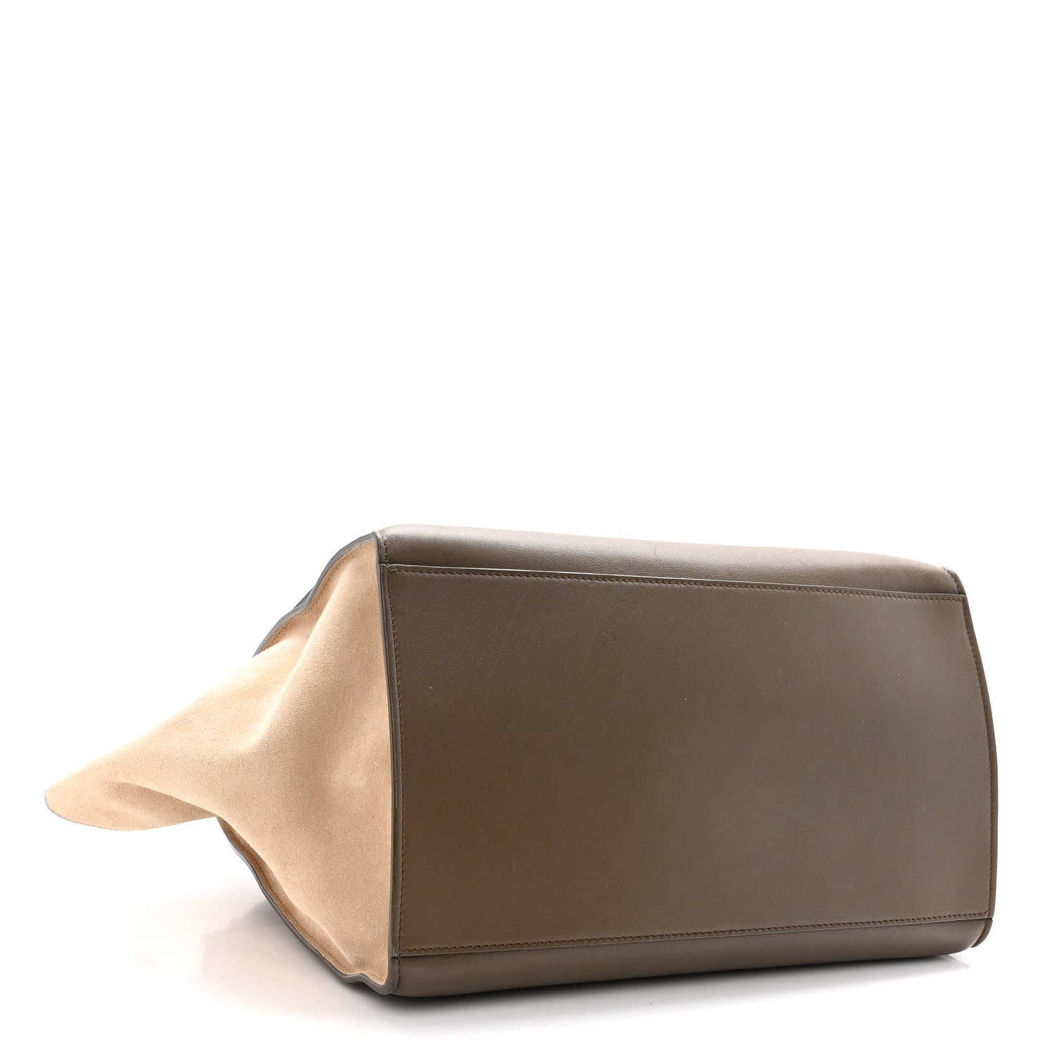 Celine Smooth Calfskin Suede Medium Tri-Color Trapeze 4 of 11