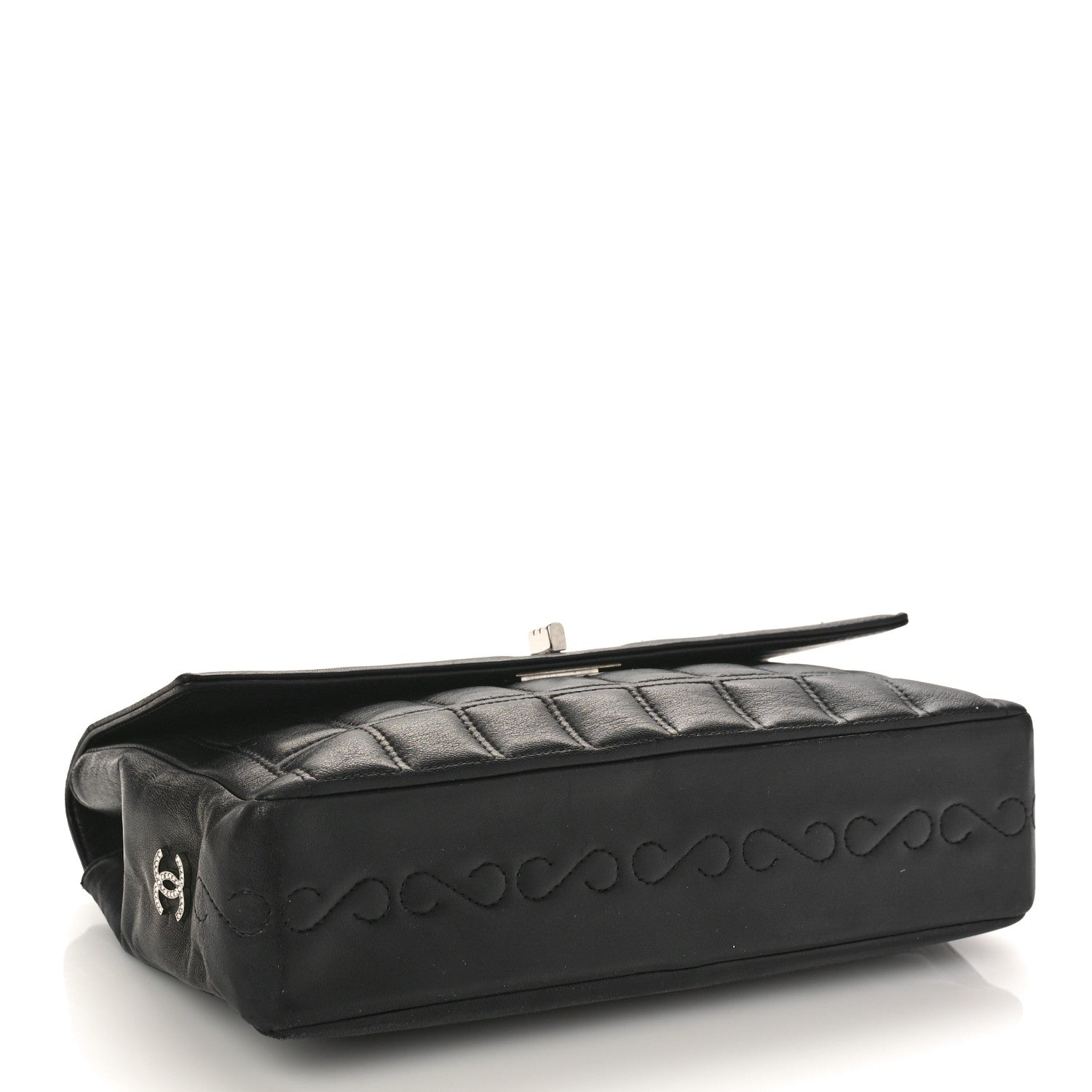 Chanel Lambskin Quilted Mademoiselle Flap Black 4 of 10