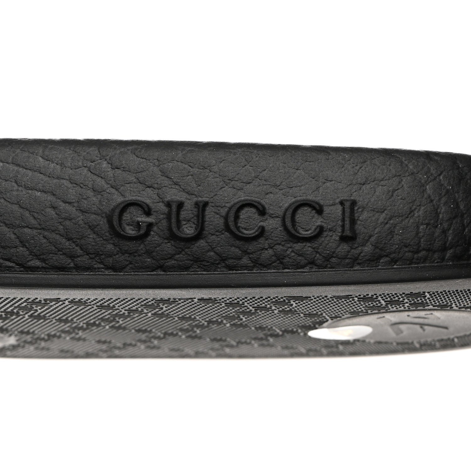 Gucci Nappa Cat Logo Womens Pursuit Slide Sandals 40 Black 7 of 10