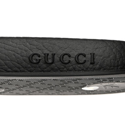 Gucci Nappa Cat Logo Womens Pursuit Slide Sandals 40 Black 7 of 10