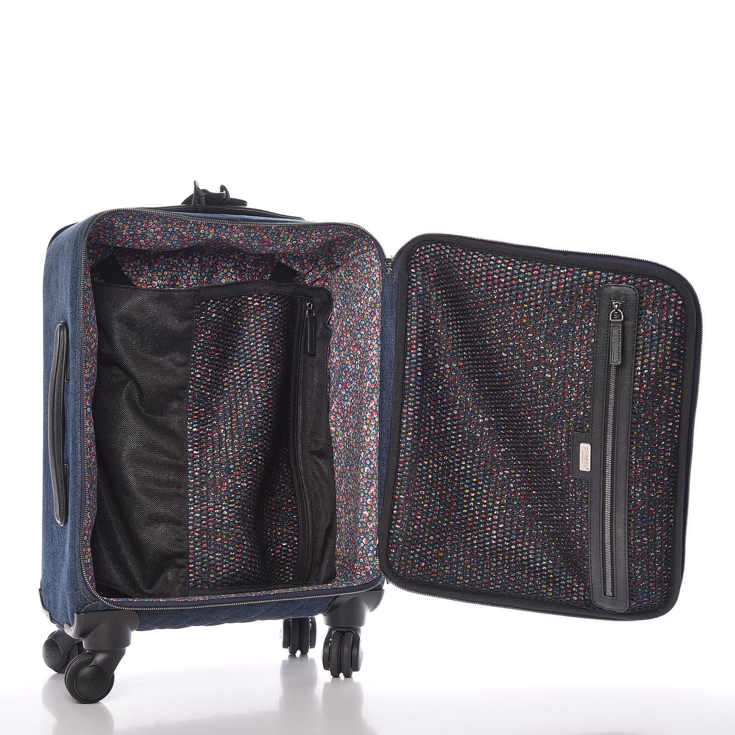 Denim Quilted Coco Cuba Charms Trolley