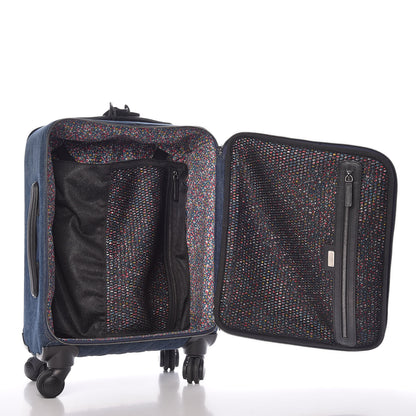 Chanel Denim Quilted Coco Cuba Charms Trolley 5 of 21
