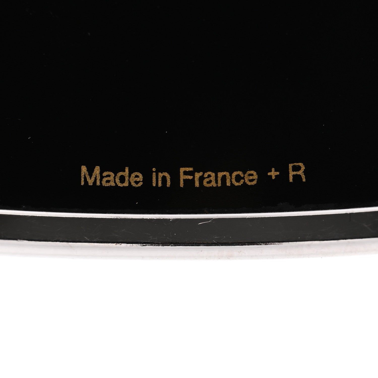 Hermes Enamel Printed Extra Wide Caleche Bracelet 70 Black 5 of 5
