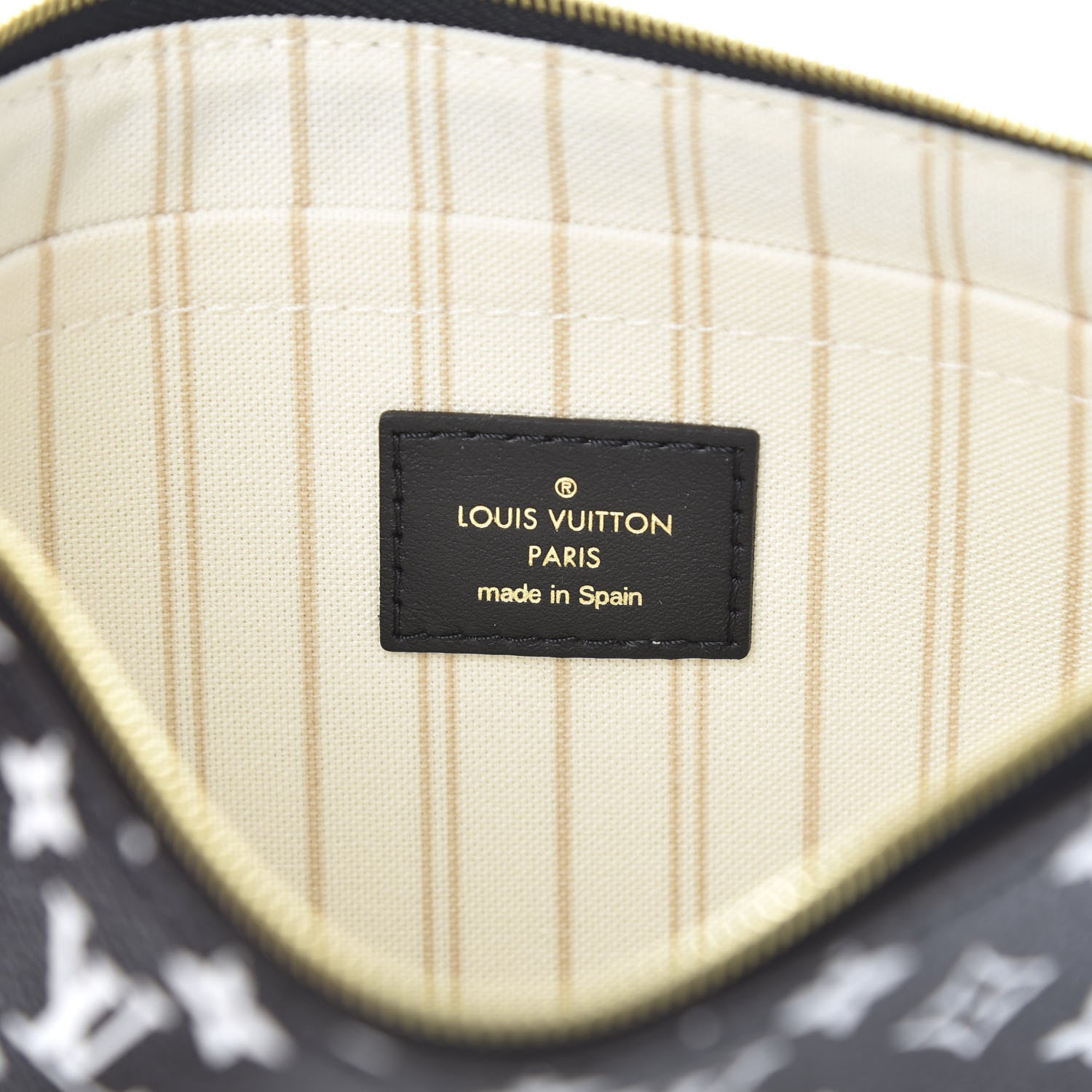 Louis Vuitton Monogram Giant Jungle Neverfull MM GM Pochette Black 6 of 7