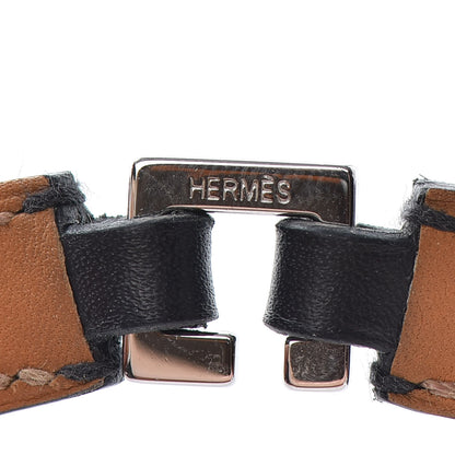 Hermes Chamonix Rivale Double Tour Bracelet S Black 4 of 4