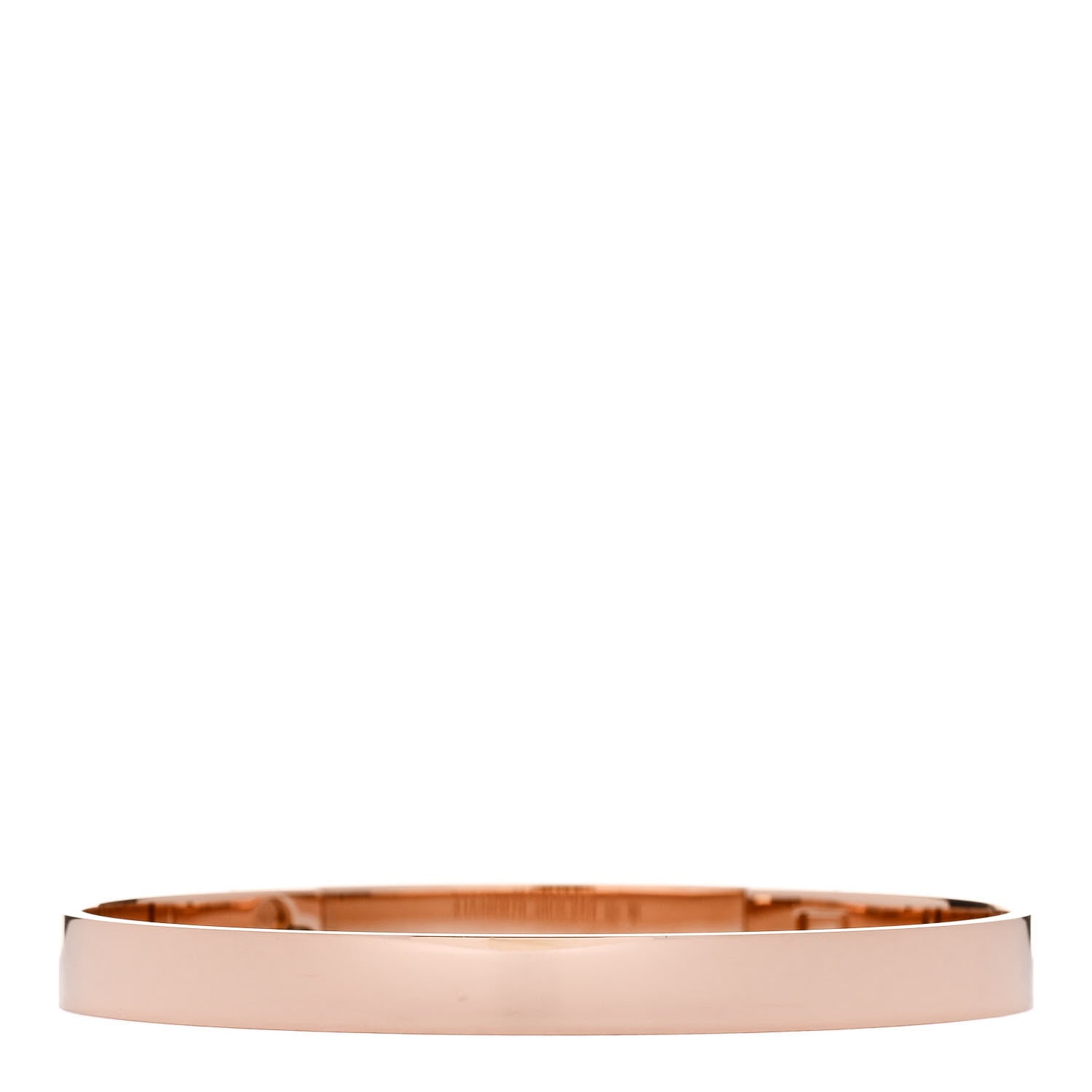 Hermes 18K Rose Gold Diamond PM Collier De Chien Bracelet ST 2 of 4