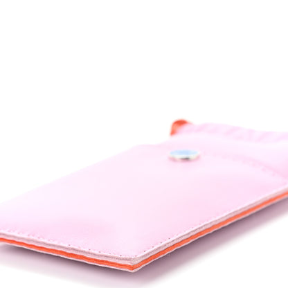 Hermes Milo Lambskin Swift Pilo Phone Case Mauve Sylvestre Orange Poppy Bleu De France 9 of 9