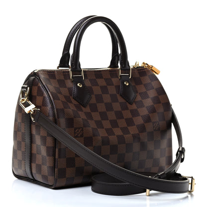Louis Vuitton Damier Ebene Speedy Bandouliere 25 4 of 9